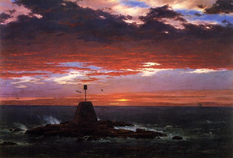 Frederic Edwin Church Beacon, off Mount Desert Island China oil painting art